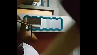 Jubilant asian handsome muscle